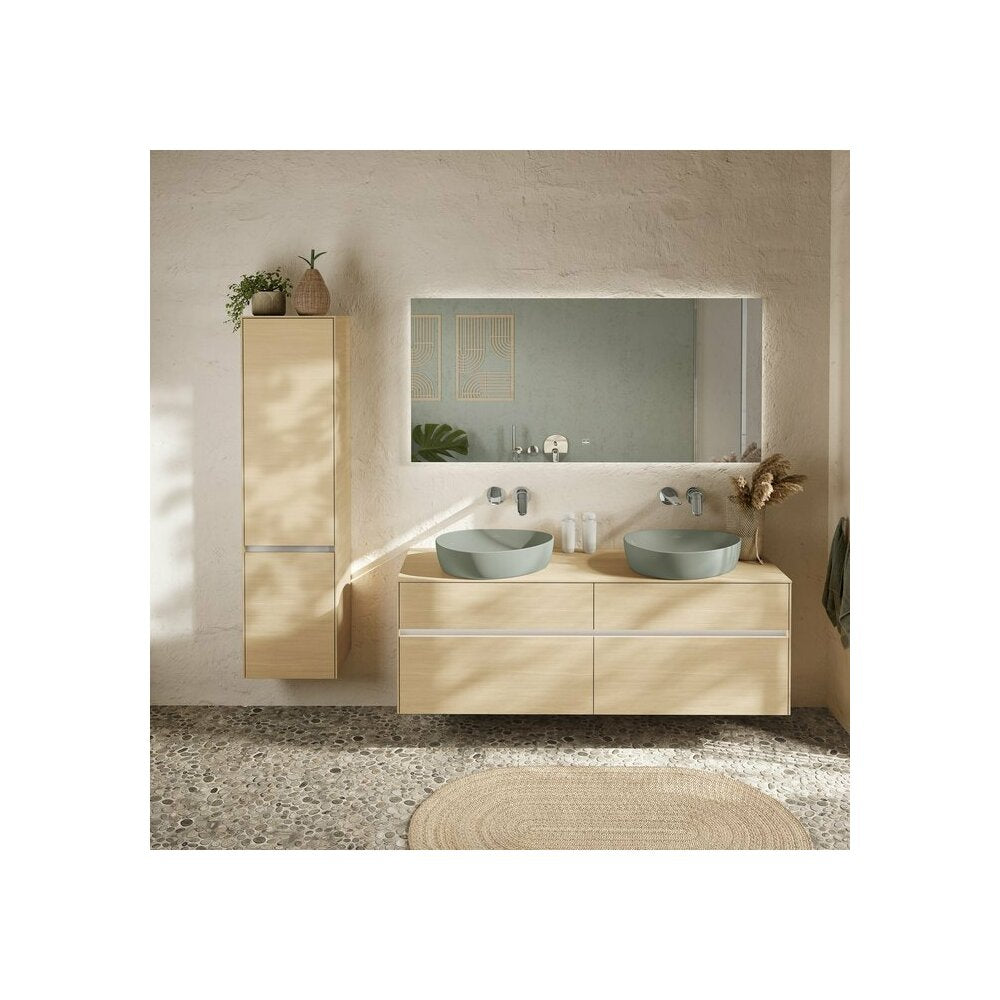 Мивка за плот Villeroy&Boch Antao TitanCeram Morning Green CeramicPlus 51x40 cm
