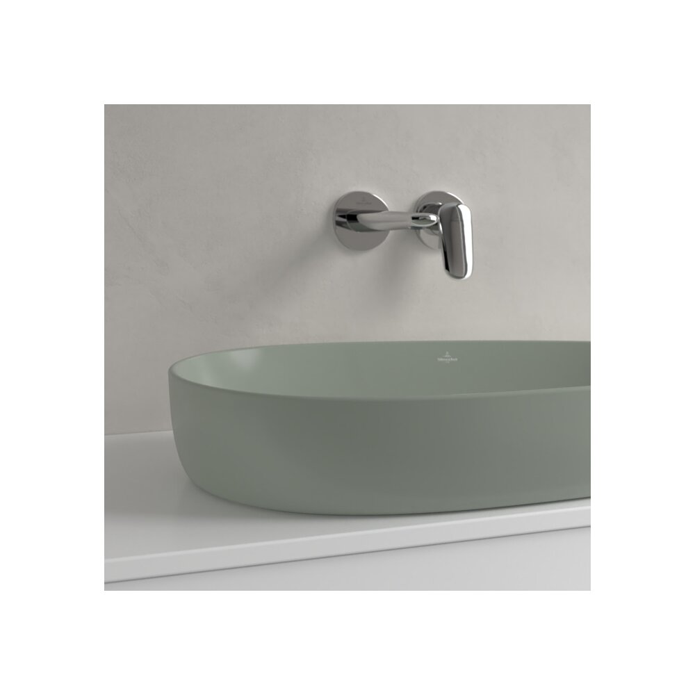 Мивка за плот Villeroy&Boch Antao TitanCeram Morning Green CeramicPlus 65x40 cm