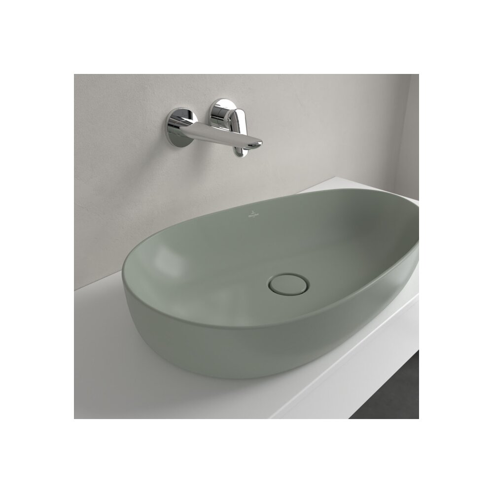 Мивка за плот Villeroy&Boch Antao TitanCeram Morning Green CeramicPlus 65x40 cm