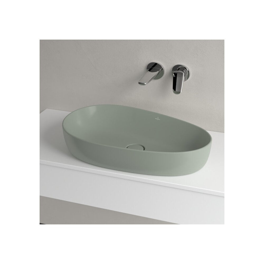 Мивка за плот Villeroy&Boch Antao TitanCeram Morning Green CeramicPlus 65x40 cm