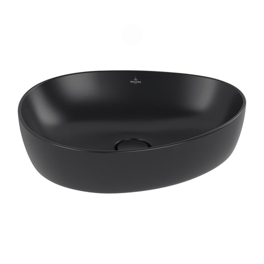 Мивка за плот Villeroy&Boch Antao TitanCeram Pure Black CeramicPlus 51x40 cm