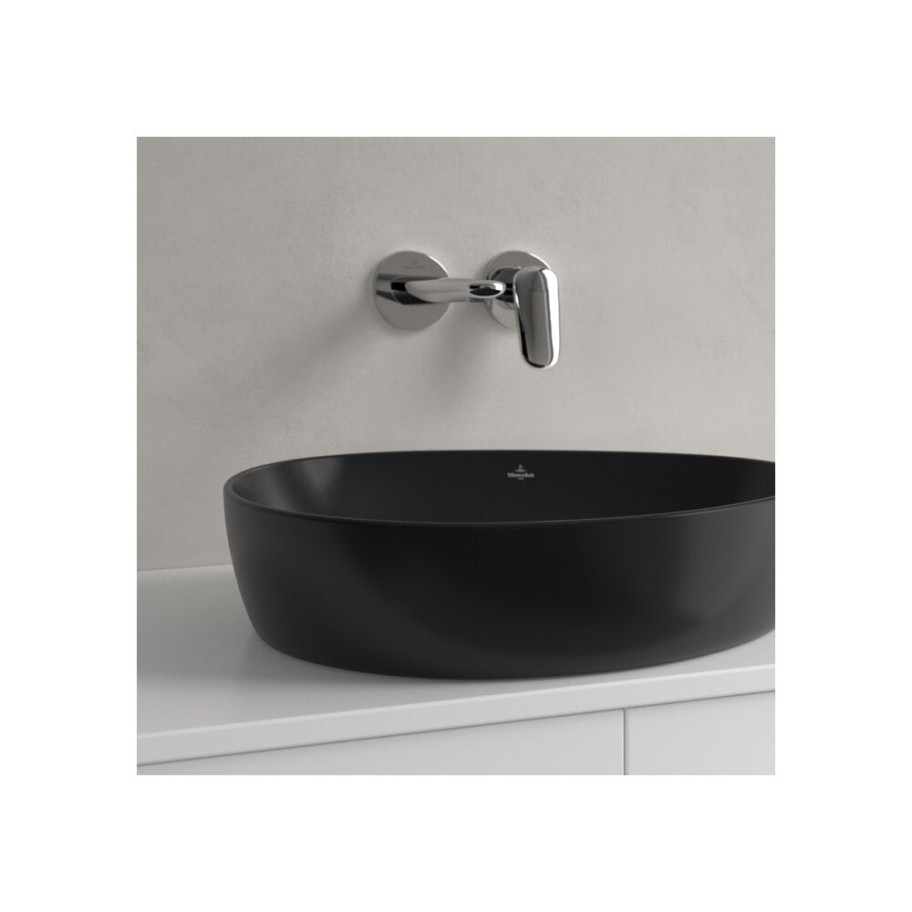 Мивка за плот Villeroy&Boch Antao TitanCeram Pure Black CeramicPlus 51x40 cm