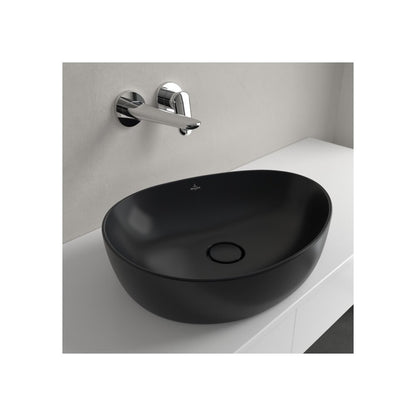 Мивка за плот Villeroy&Boch Antao TitanCeram Pure Black CeramicPlus 51x40 cm
