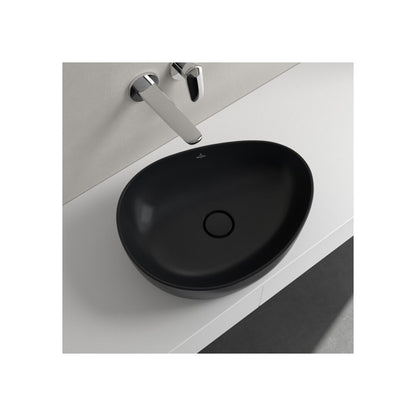 Мивка за плот Villeroy&Boch Antao TitanCeram Pure Black CeramicPlus 51x40 cm