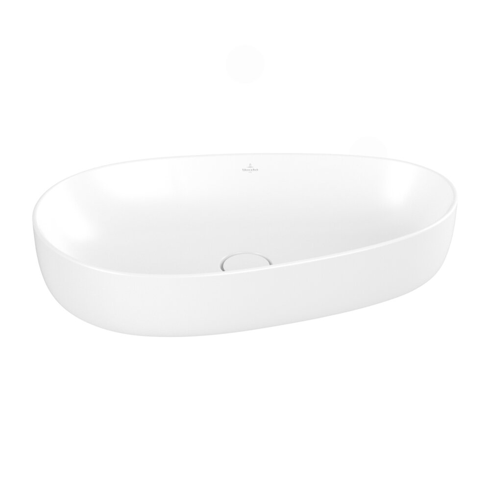 Мивка за плот Villeroy&Boch Antao TitanCeram Stone White CeramicPlus 65x40 cm