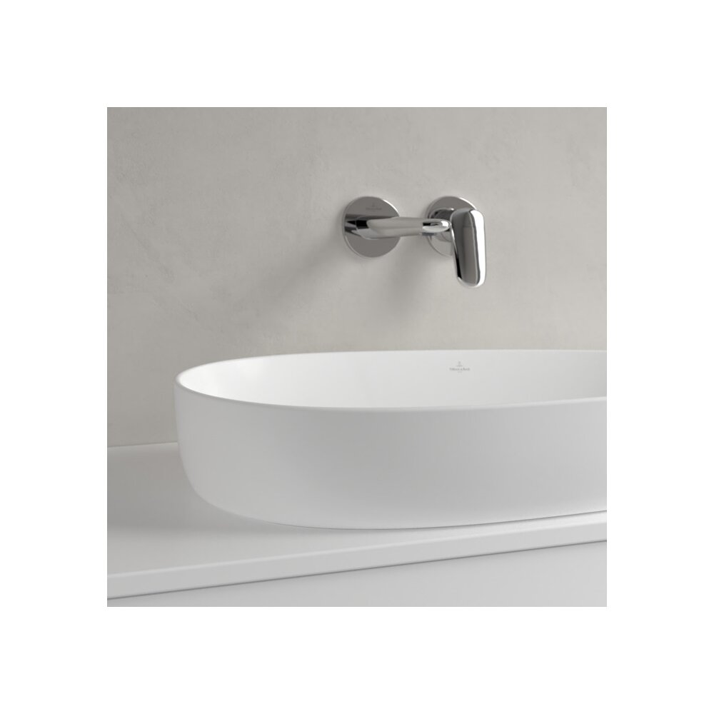 Мивка за плот Villeroy&Boch Antao TitanCeram Stone White CeramicPlus 65x40 cm