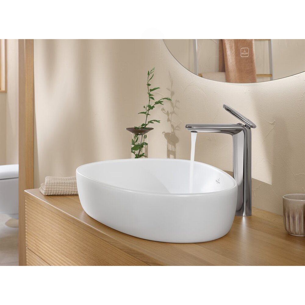 Мивка за плот Villeroy&Boch Antao TitanCeram Stone White CeramicPlus 65x40 cm