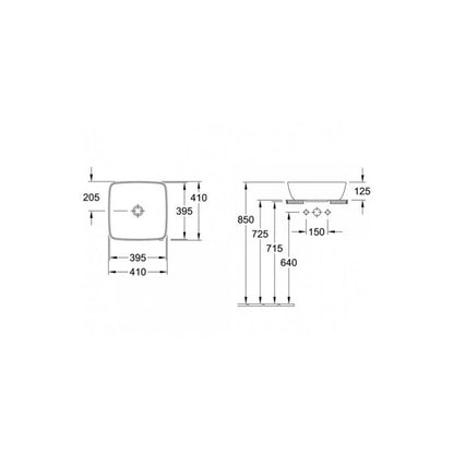 Villeroy&Boch Artis Square Countertop Basin