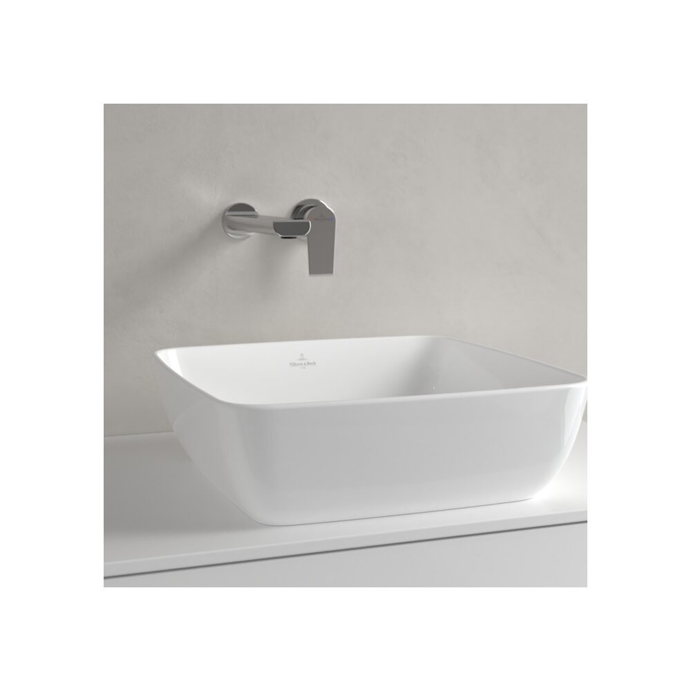 Мивка за плот Villeroy&Boch Artis TitanCeram бял Alpin CeramicPlus 41x41 cm