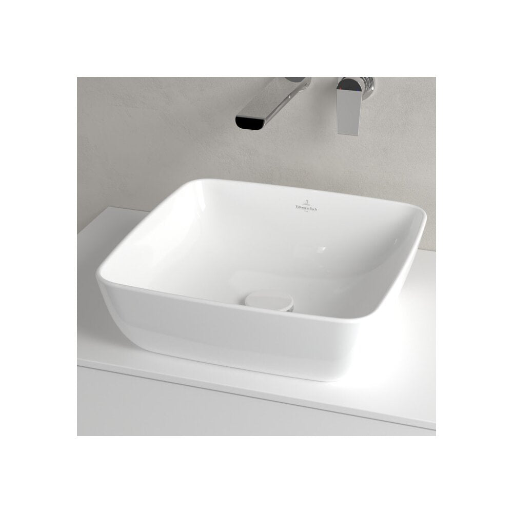 Мивка за плот Villeroy&Boch Artis TitanCeram бял Alpin CeramicPlus 41x41 cm