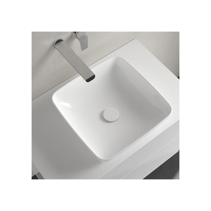 Мивка за плот Villeroy&Boch Artis TitanCeram бял Alpin CeramicPlus 41x41 cm