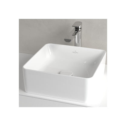 Мивка за плот Villeroy&Boch Collaro бял лъскав Alpin CeramicPlus 38x38 cm TitanCeram