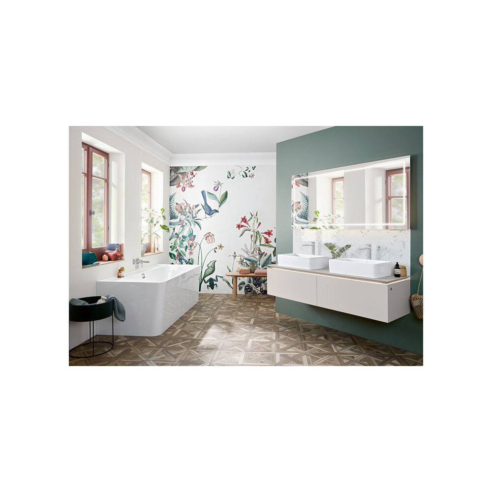 Правоъгълен мивка Villeroy&Boch Collaro 56 cm бяла