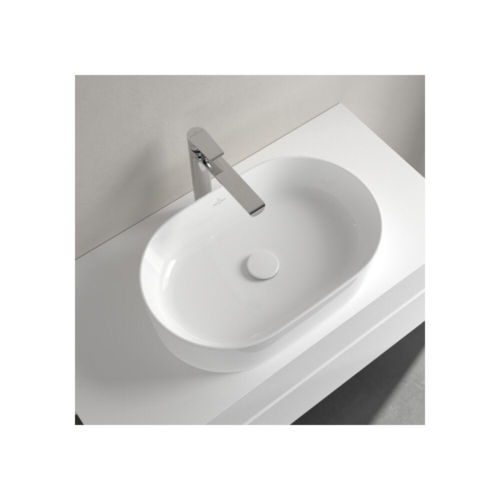 Мивка за плот Villeroy&Boch Collaro TitanCeram бяла Alpin CeramicPlus 56x36 cm