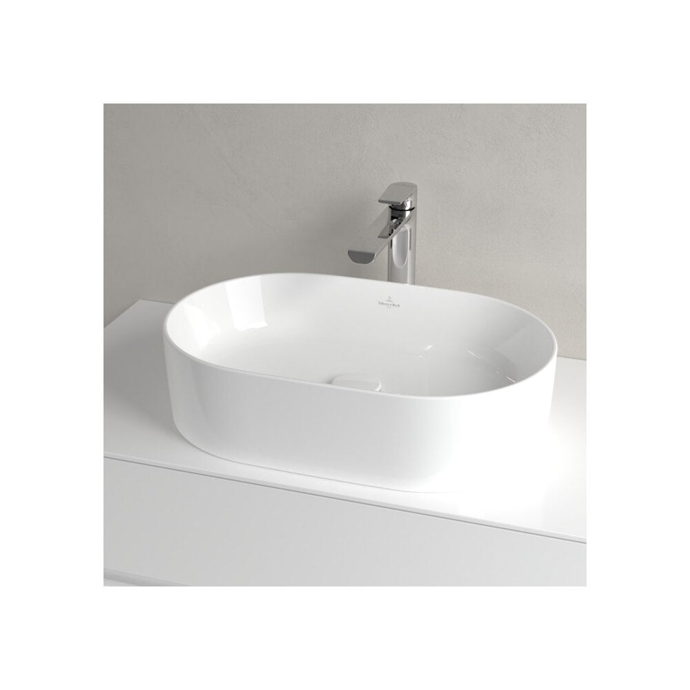 Мивка за плот Villeroy&Boch Collaro TitanCeram бяла Alpin CeramicPlus 56x36 cm