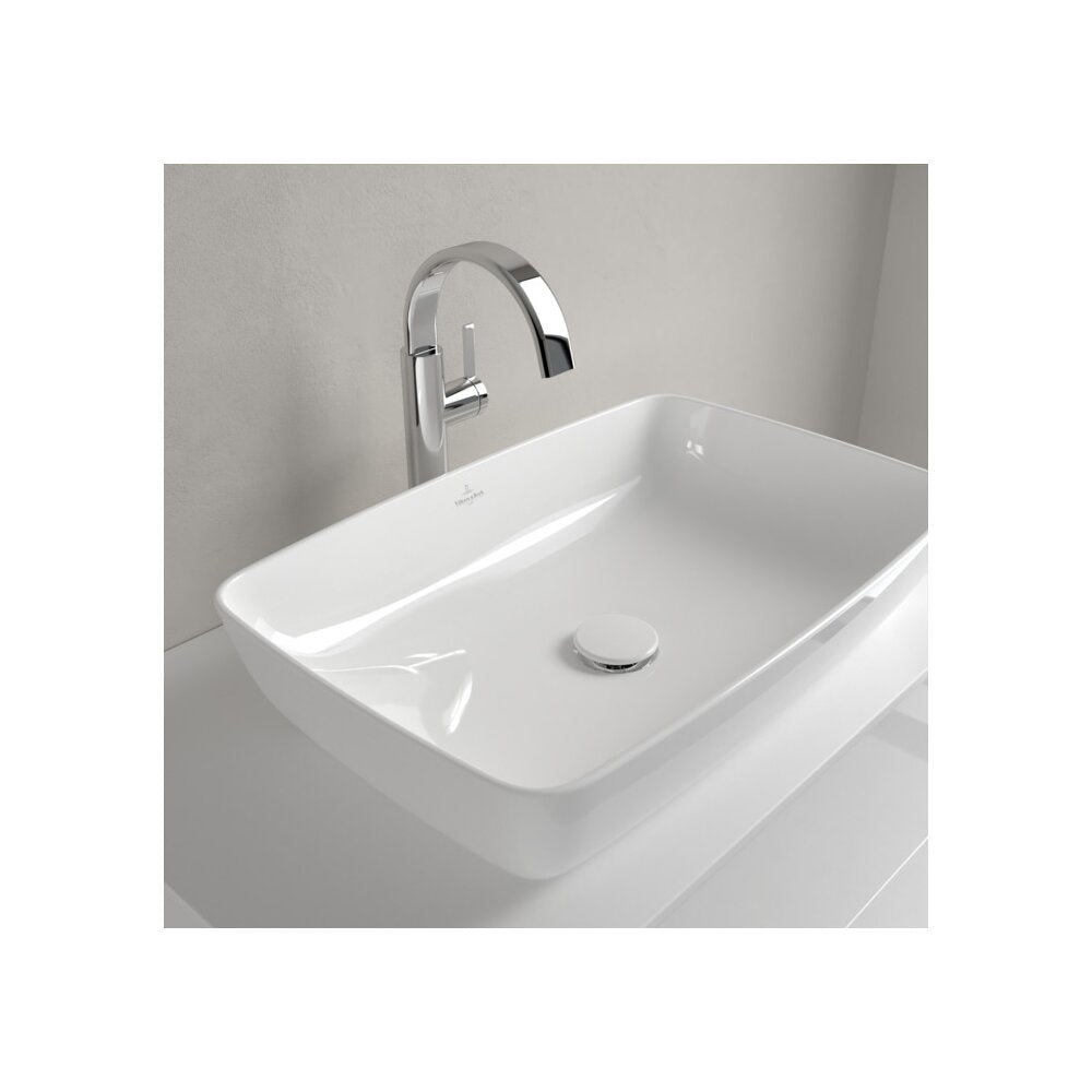 Мивка за плот Villeroy&Boch Collaro TitanCeram бяла Alpin CeramicPlus 58x39 cm