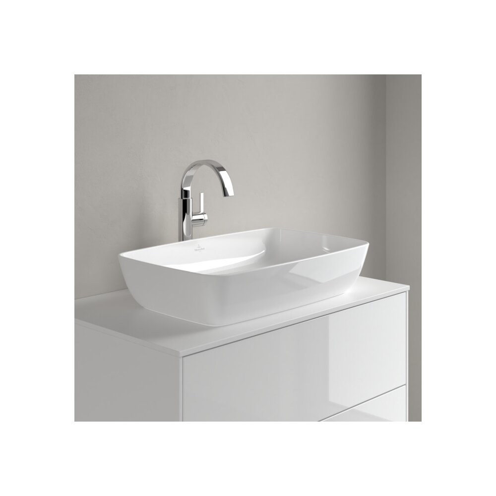 Мивка за плот Villeroy&Boch Collaro TitanCeram бяла Alpin CeramicPlus 58x39 cm