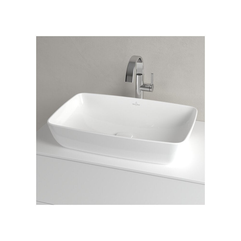 Мивка за плот Villeroy&Boch Collaro TitanCeram бяла Alpin CeramicPlus 58x39 cm