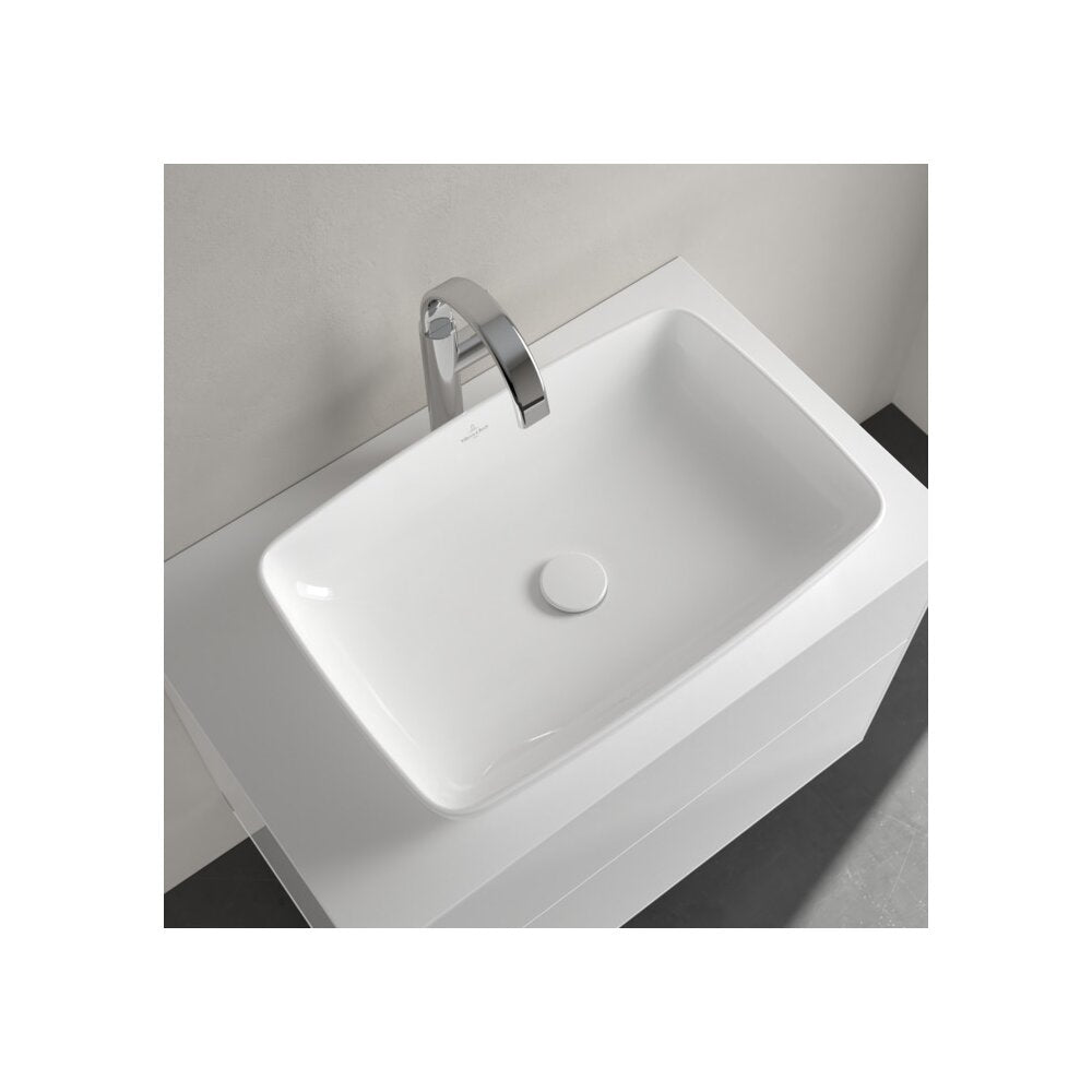 Мивка за плот Villeroy&Boch Collaro TitanCeram бяла Alpin CeramicPlus 58x39 cm