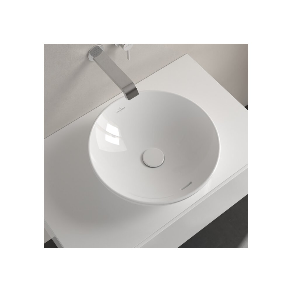 Мивка за плот Villeroy&Boch Finion бял лъскав Alpin CeramicPlus 42 cm TitanCeram