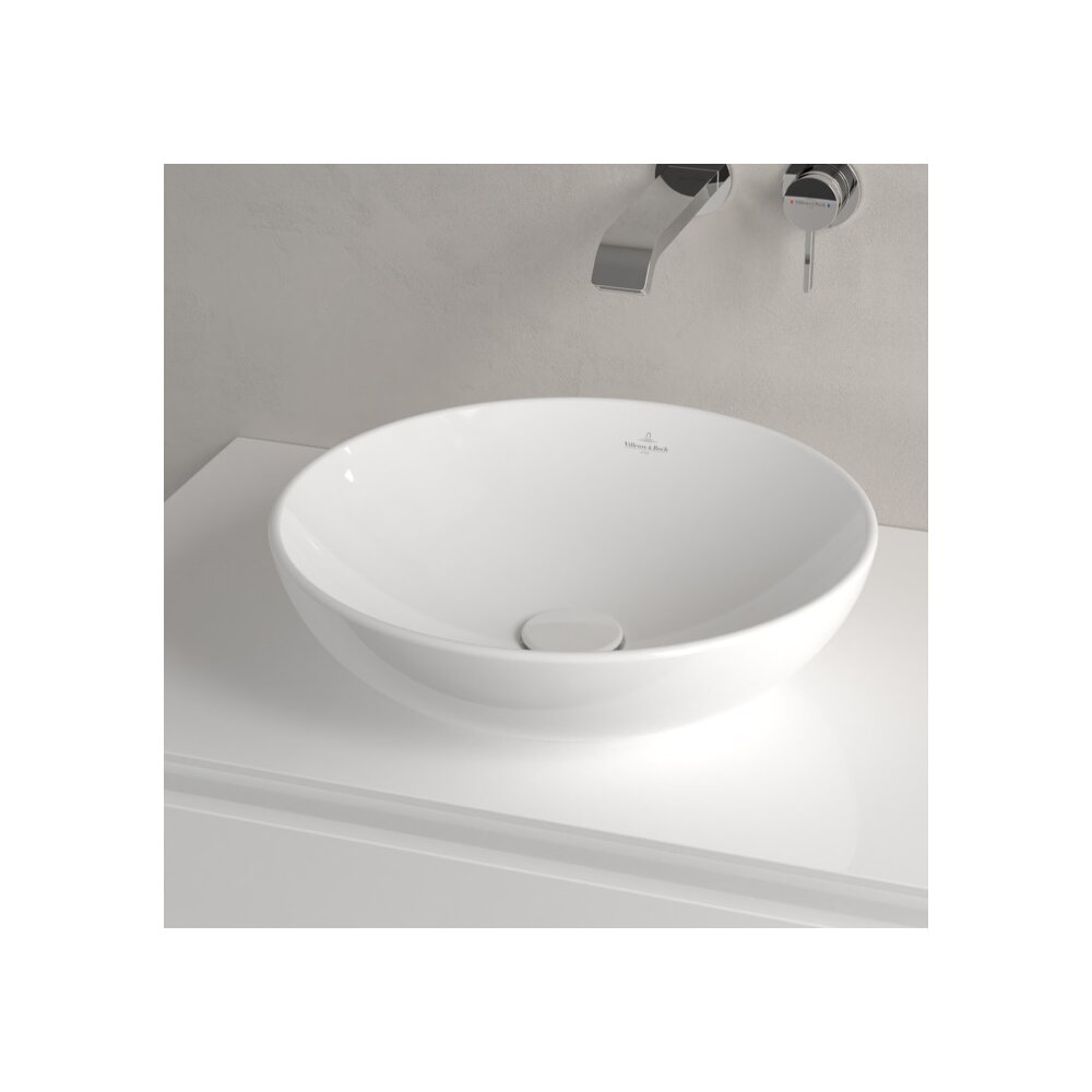 Мивка за плот Villeroy&Boch Finion бял лъскав Alpin CeramicPlus 42 cm TitanCeram