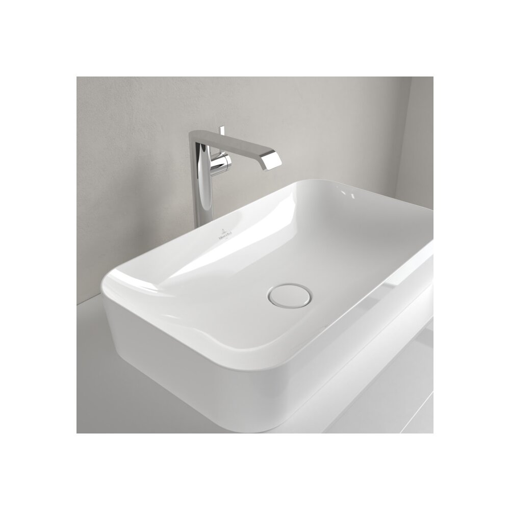 Мивка за плот Villeroy&Boch Finion бял лъскав Alpin CeramicPlus 60x35 cm TitanCeram