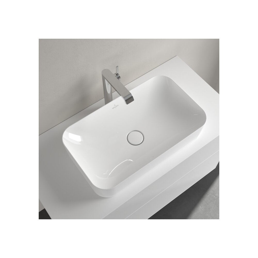 Мивка за плот Villeroy&Boch Finion бял лъскав Alpin CeramicPlus 60x35 cm TitanCeram