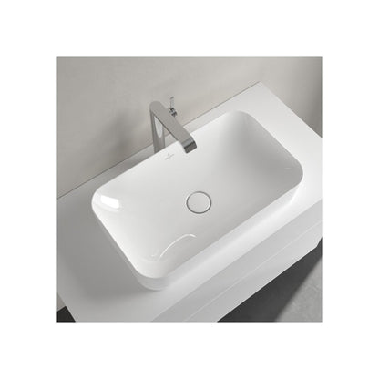Мивка за плот Villeroy&Boch Finion бял лъскав Alpin CeramicPlus 60x35 cm TitanCeram