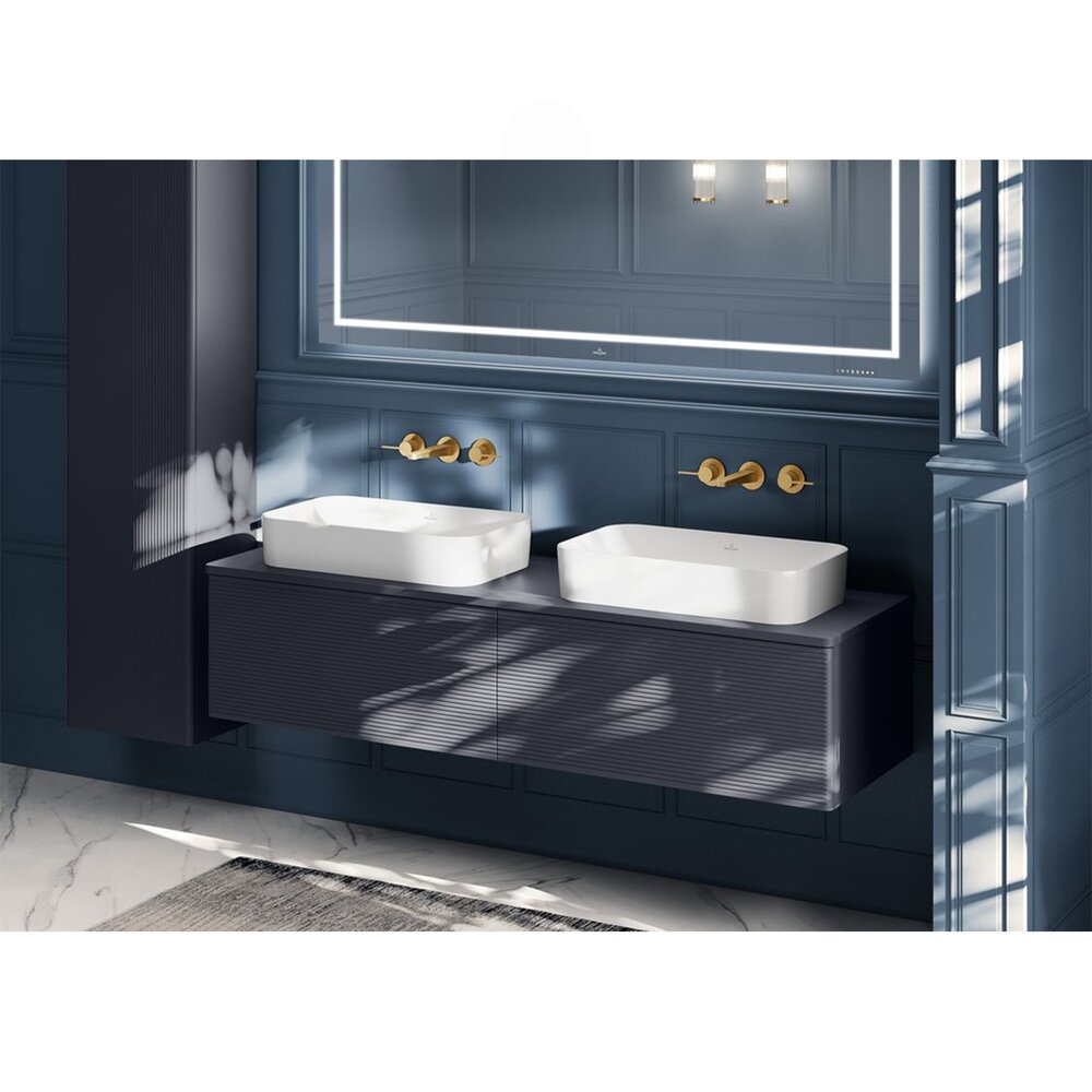 Мивка за плот Villeroy&Boch Finion бял лъскав Alpin CeramicPlus 60x35 cm TitanCeram