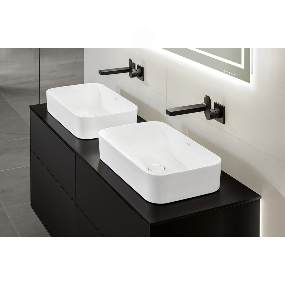 Мивка за плот Villeroy&Boch Finion бял лъскав Alpin CeramicPlus 60x35 cm TitanCeram