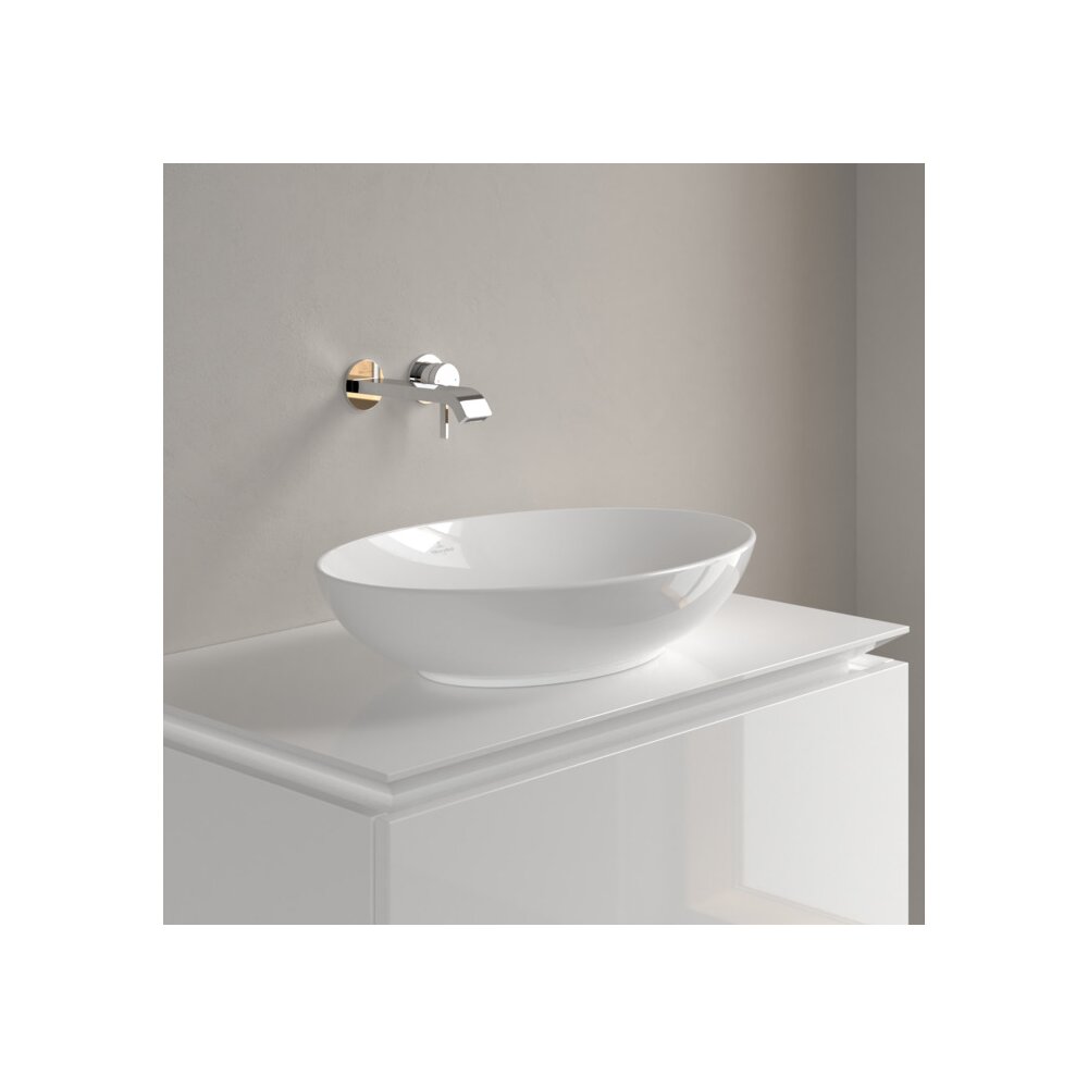 Мивка за плот Villeroy&Boch Loop&Friends бяла лъскава Alpin CeramicPlus 56x38 cm TitanCeram