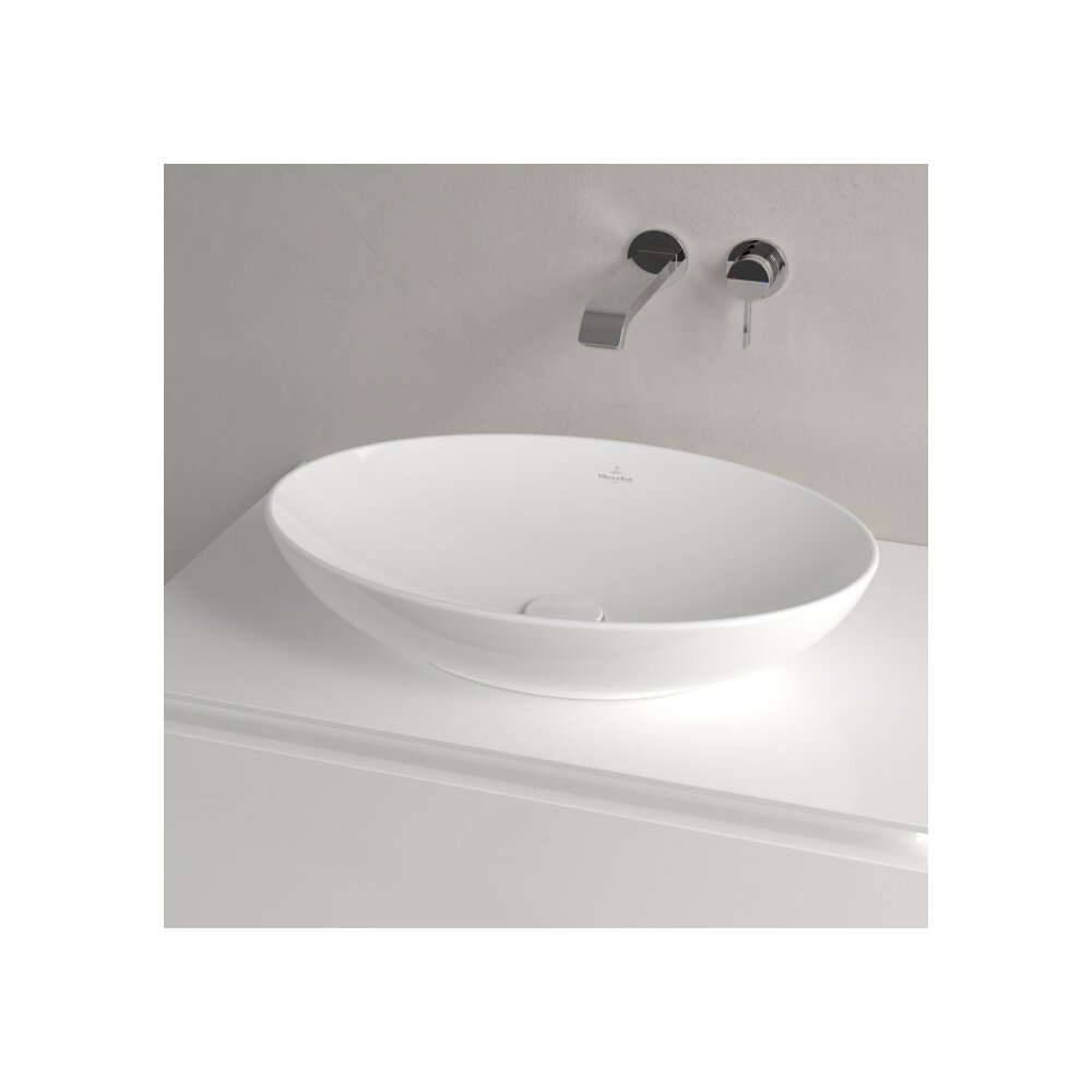 Мивка за плот Villeroy&Boch Loop&Friends бяла лъскава Alpin CeramicPlus 56x38 cm TitanCeram
