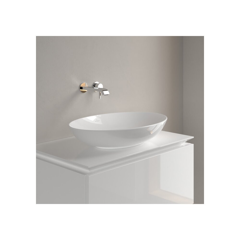 Мивка за плот Villeroy&Boch Loop&Friends бяла лъскава Alpin CeramicPlus 62x42 cm TitanCeram