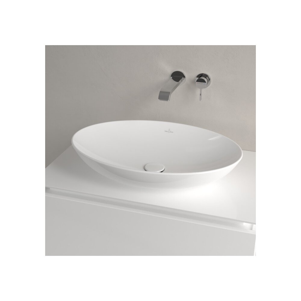 Мивка за плот Villeroy&Boch Loop&Friends бяла лъскава Alpin CeramicPlus 62x42 cm TitanCeram