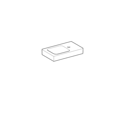 Geberit Icon 53 cm Washbasin with Right Tap Hole