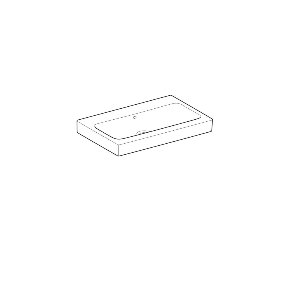 Лавоар на мебели Geberit Icon 75 см без отвор за батерия