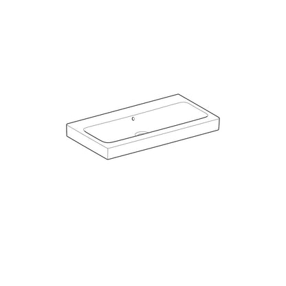 Лавара на мебели Geberit Icon 90 см без отвор за батерия