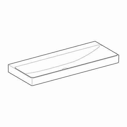 Geberit One 120 cm Glossy White Vanity Sink