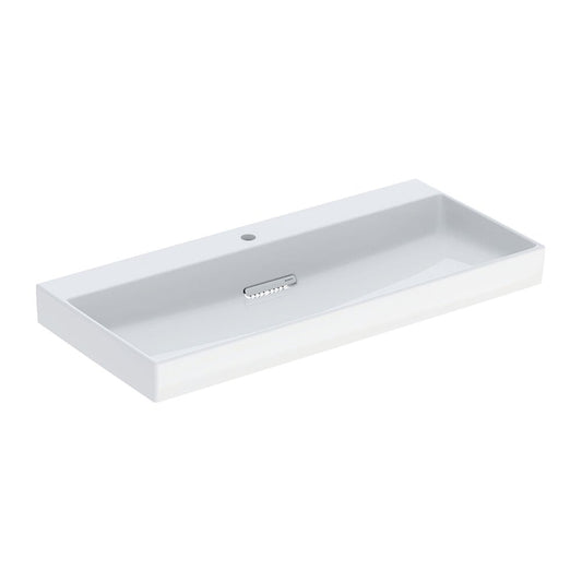 Geberit One Washbasin with Special Drain 105 cm White with Tap Hole