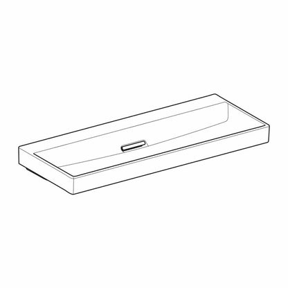Geberit One Washbasin with Special Drain 120 cm White