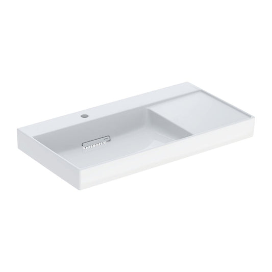 Geberit One Washbasin with Special Drain 90 cm White Right Top