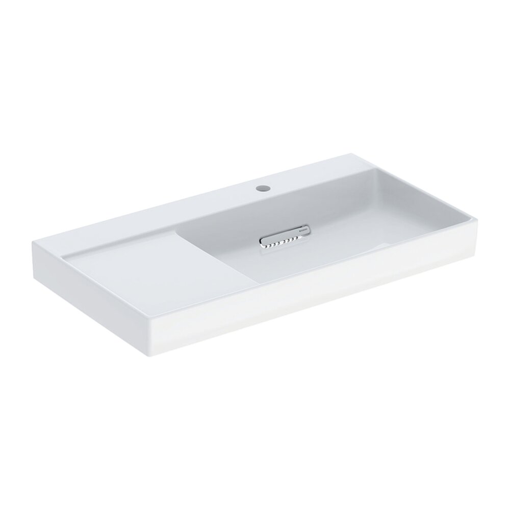 Geberit One Washbasin with Special Drain 90 cm White Left Top