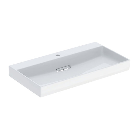 Geberit One Washbasin with Special Drain 90 cm White with Tap Hole
