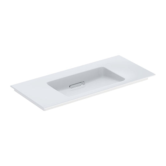 Geberit One Slim 105 cm White Washbasin with Special Drain