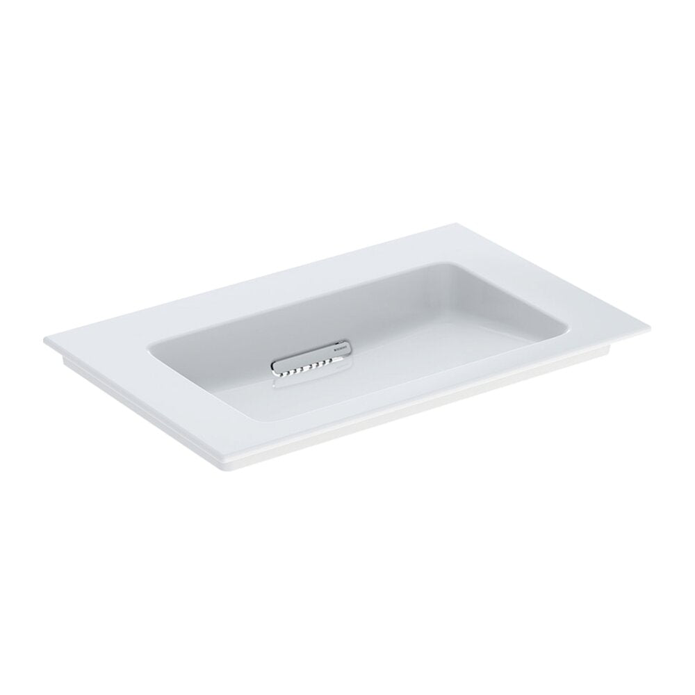 Geberit One Slim 90 cm White Vanity Sink with Special Drainage