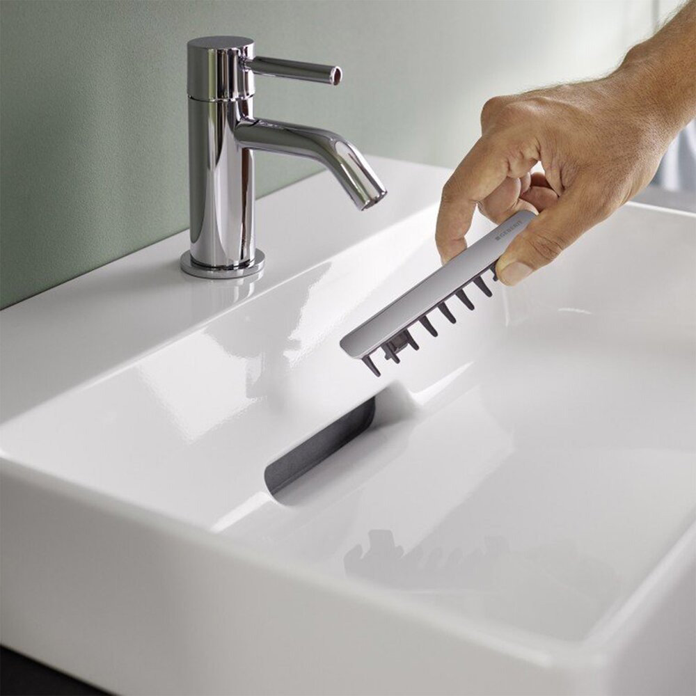 Geberit One Slim 90 cm White Vanity Sink with Special Drainage