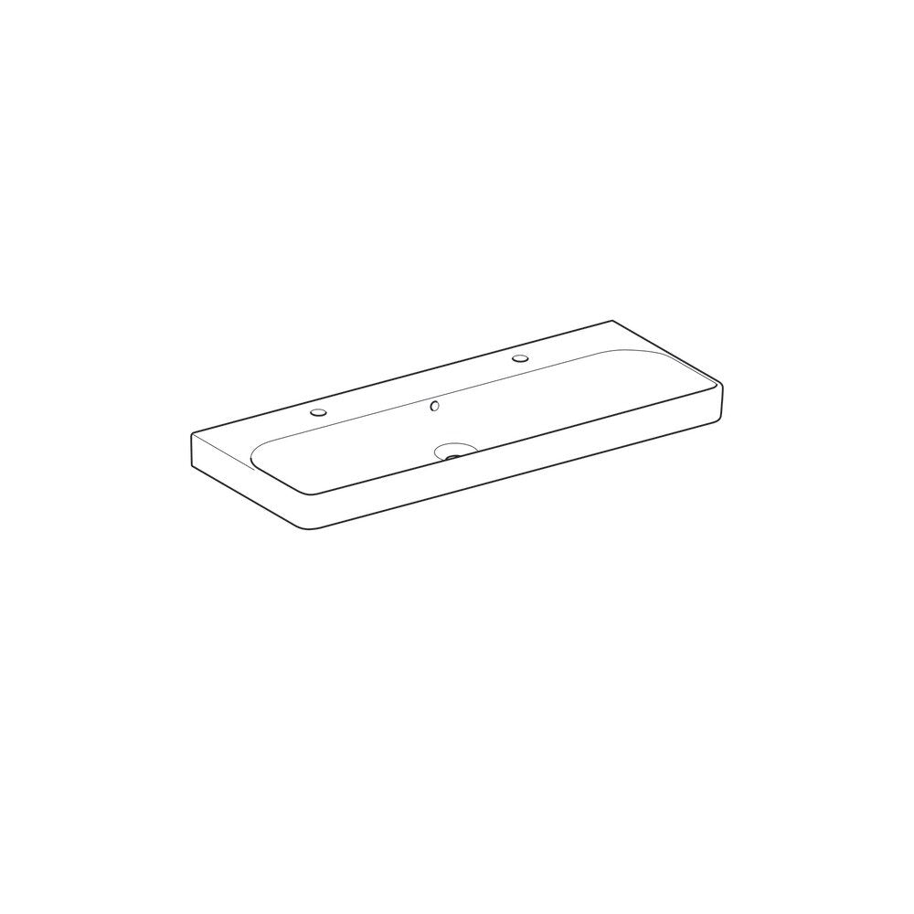 Мивка за мебел Geberit Smyle Square 120 см с отвор за батерия ляво и дясно