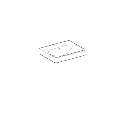 Лавоар на мебел Geberit Smyle Square 55 см