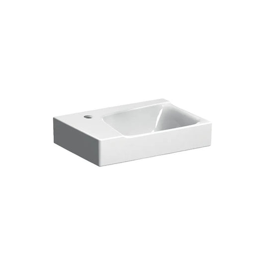 Лавоар Geberit Xeno2 за мебел с отвор за батерия ляв 40 см бял