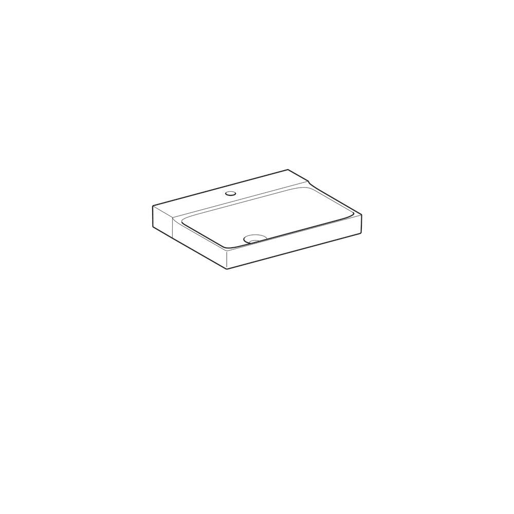 Мивка за мебели Geberit Xeno2 с отвор за батерия 60 см бяла